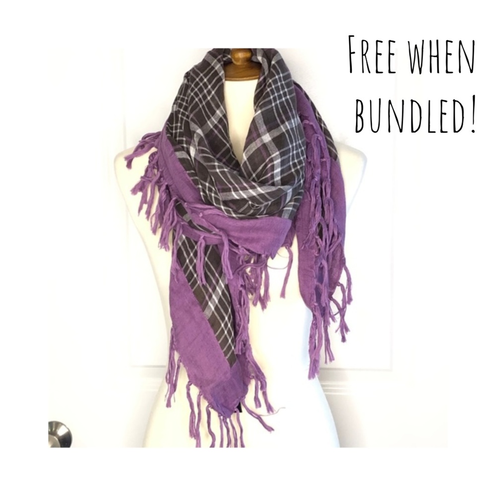 FREE Gap Linen Fringe Square Scarf